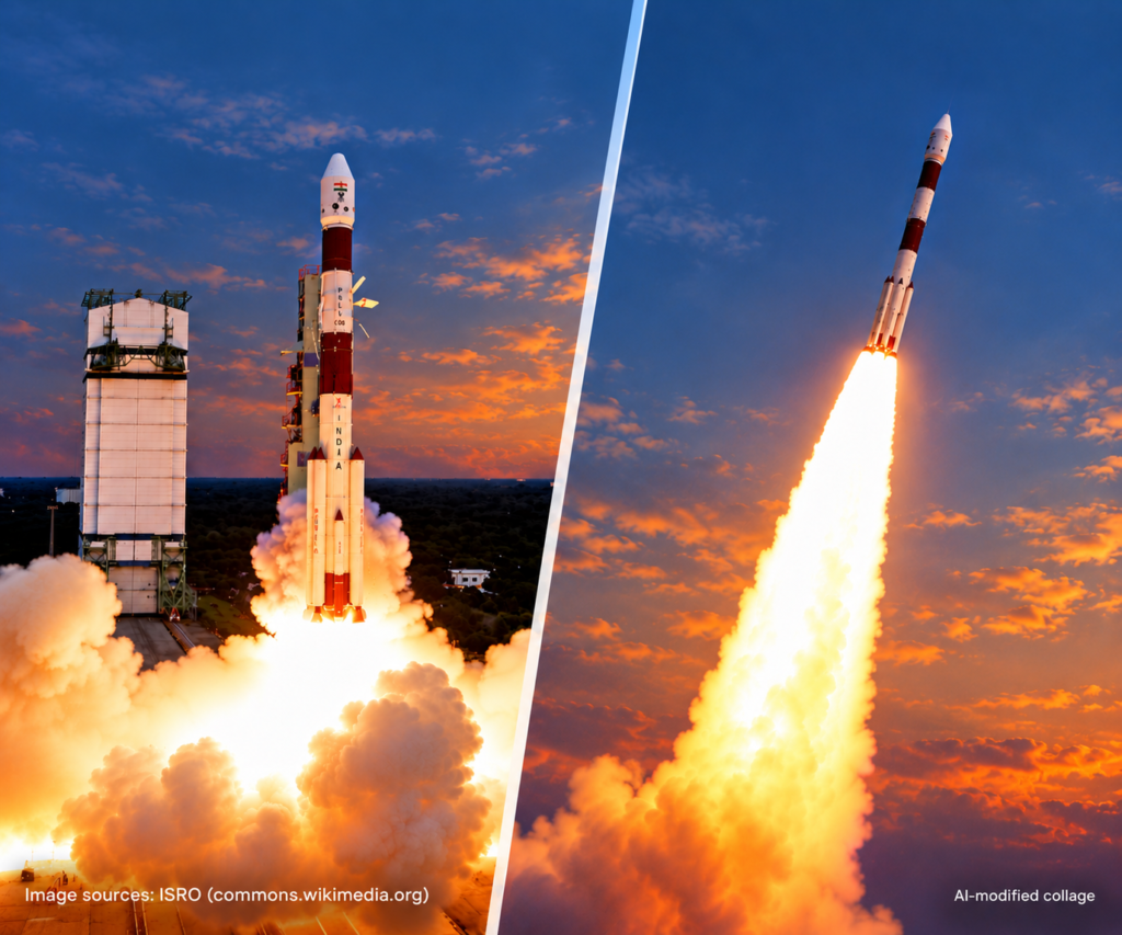 PSLV-C30 lifting off from Sriharikota on 28 September 2015 carrying India's AstroSat space observatory