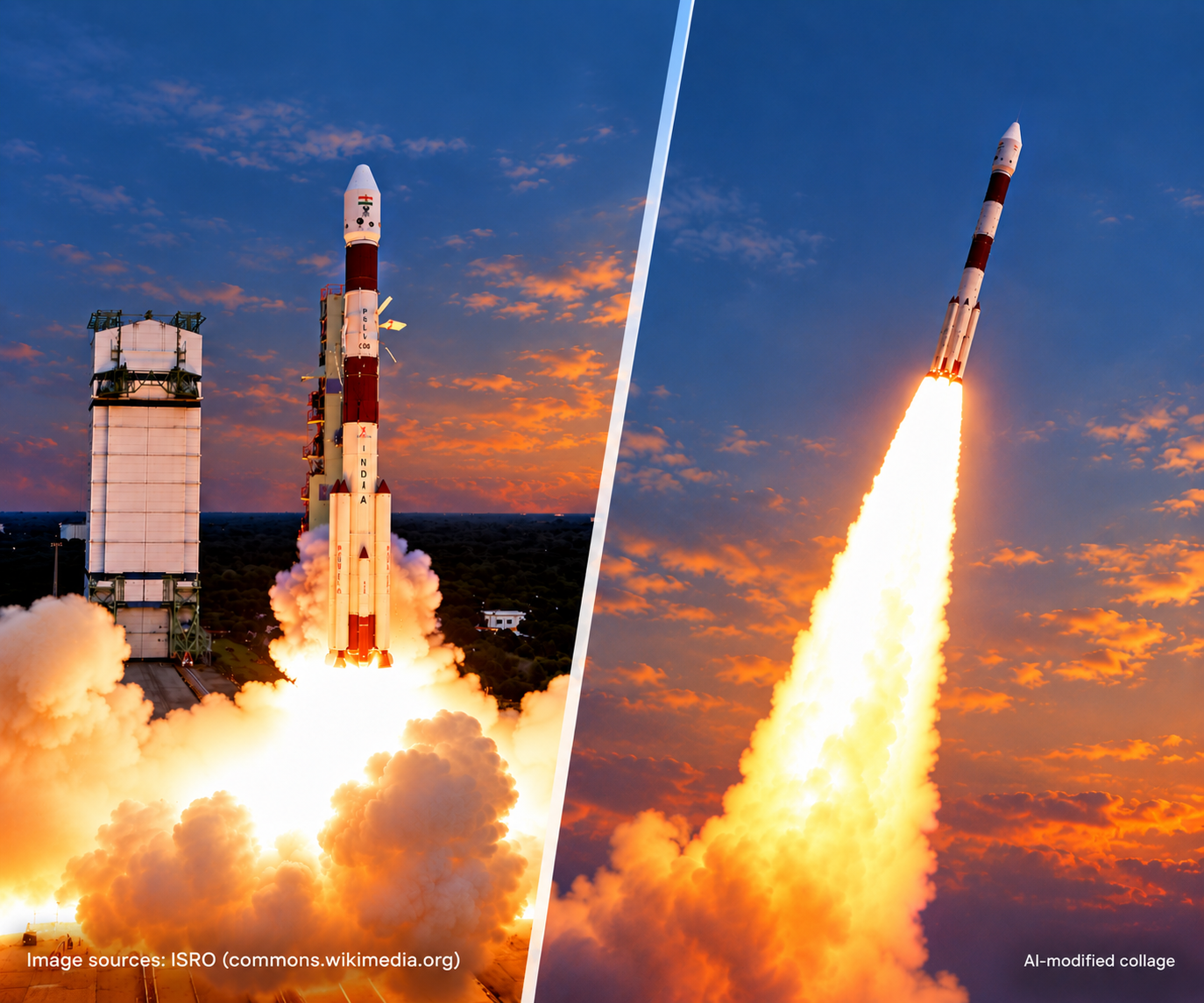PSLV-C30 lifting off from Sriharikota on 28 September 2015 carrying India's AstroSat space observatory