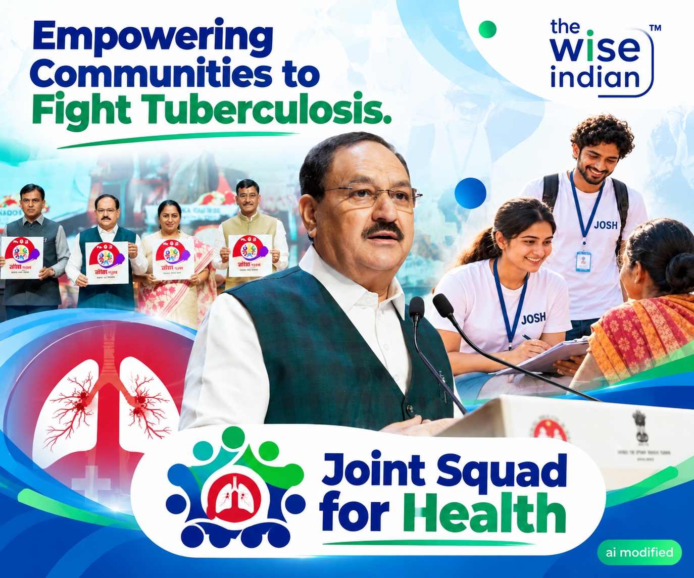 JOSH Teams - Joint Squad for Health initiative empowering communities to fight tuberculosis through public awareness, government leadership, and grassroots outreach.