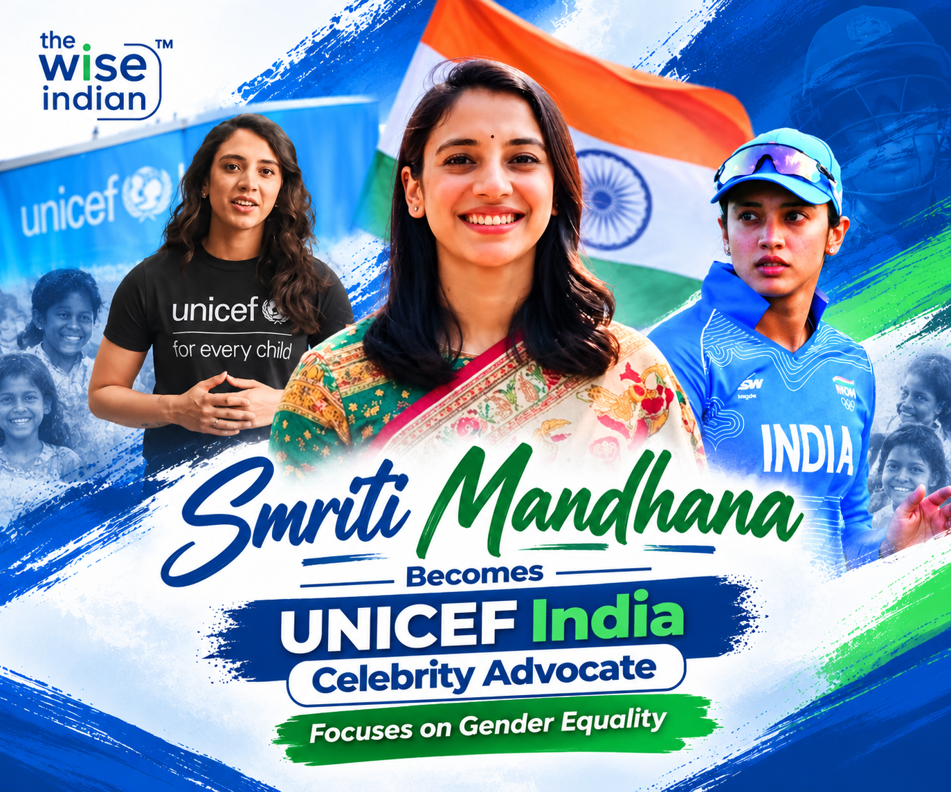 Smriti Mandhana becomes UNICEF India Celebrity Advocate promoting gender equality and children's rights